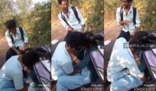 se va de pinta con sus compañeros del colegio y la manosean todos