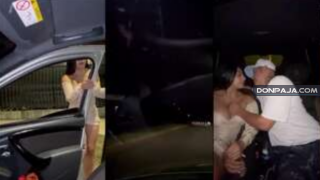 le lleva a su amiga borracha y se la termina cogiendo dentro del auto