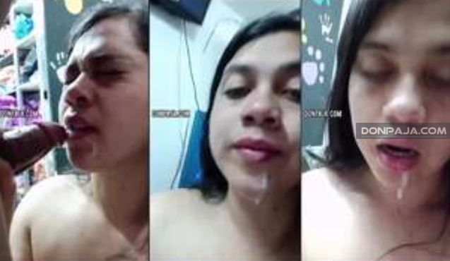 trabajadora de veterinaria se la chupa a su compañero de mostrador