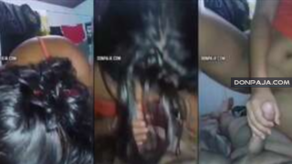 chavita hondureña se ensarta solita y deja que el novio le grabe la panocha