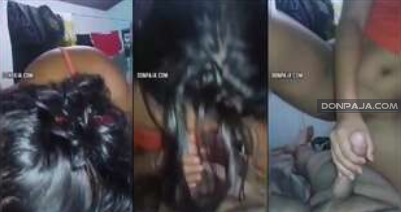 chavita hondureña se ensarta solita y deja que el novio le grabe la panocha