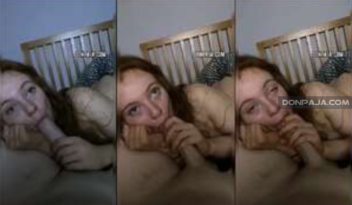 hermosa jovencita caliente se la chupa a su amigo y despues recibe una rica cogida