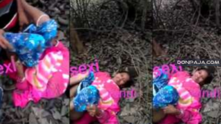 cogiendo a jovencita en medio del monte y no le cabe la pinga