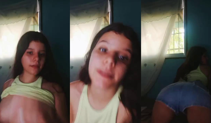 Que increible par de tetas deliciosas tiene esta hermosa jovencita cachonda