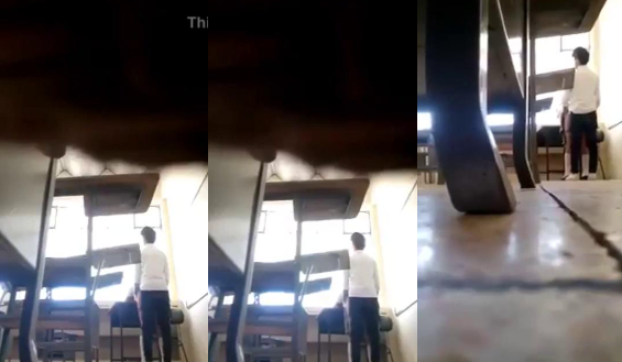 alumnos de prepa cogiendo en el salon y los graba uno de sus compañeros