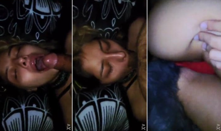 jovencita mexicana cachonda se la chupa al novio y despues se la cogen