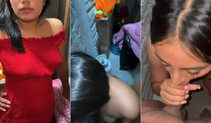 convence a su prima de coger mientras que sus tios salieron de compras