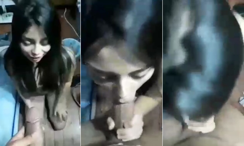 Dame lechita calientita amor…le dice la morrita jariosa cuando se la chupa