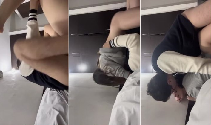 saliendo de la escuela de van directo a coger y se graban en el hotel