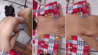 le dice a la chibola peruana que se ponga de perrito para que se la coja y ella obedece