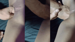 le mete toda la mano en la panocha a la morrita