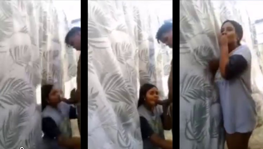 no esperate porque nos van a ver le dice la morrita