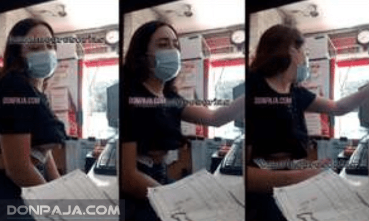 jovencita que atiende minisuper se saca las tetas frente a los clientes
