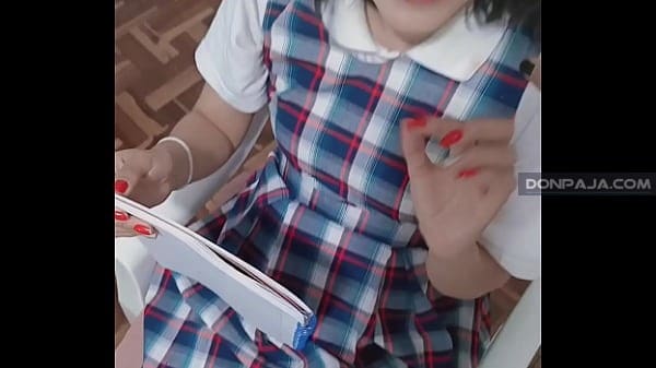 morrita colegiala aceota tener sexo con el profesor de quimica