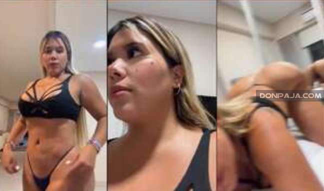 la deliciosa deziigonzalezoficial modelando su culazo en tanga negra