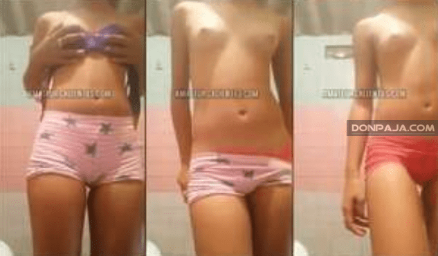 que ricas nalguitas tiene esta morrita flaquita