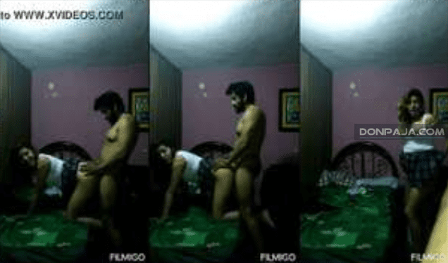 colegiala puta se deja coger de perrito por su tio maduro