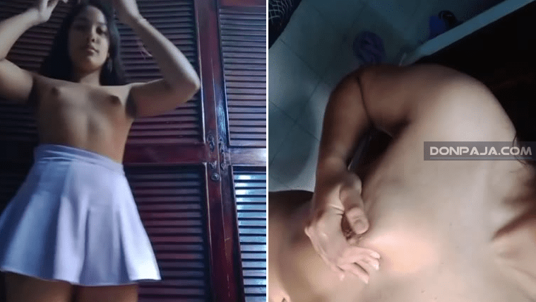 morrita colegiala sabrosa se graba desnuda y mira que culo tiene ella