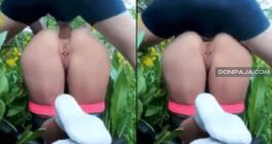 se lleva a coger a su novia entre las milpas y se la mete por el culo