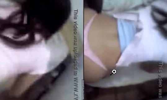 jovencita mexicana se hace el calzon de lado y le dice al novio aqui mira metemela