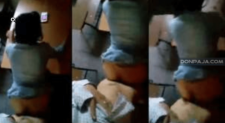 conserje se deja coger por uno de los alumnos de la prepa en el salon