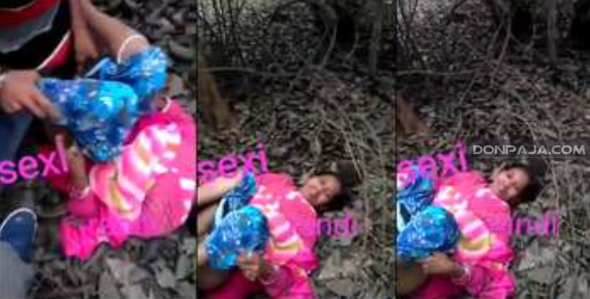 cogiendo a jovencita en medio del monte y no le cabe la pinga