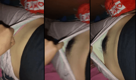 encuentra a su sobrina dormida y le baja el calzon para grabarle los pelos de la panocha
