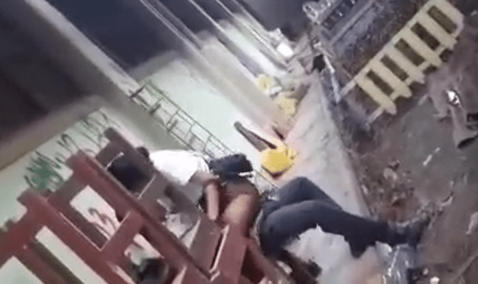 graban a alumnos de prepa cogiendo a escondidas