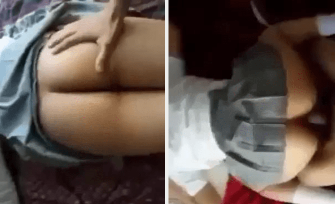 poniendo en cuatro a una morrita colegiala cachonda