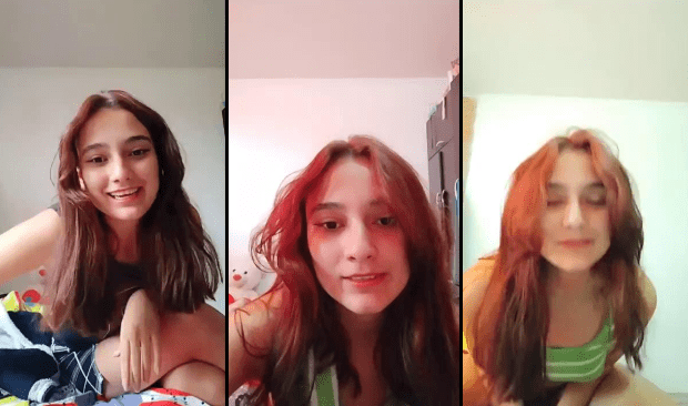 convencen a morrita de enseñar de mas y ella acepta