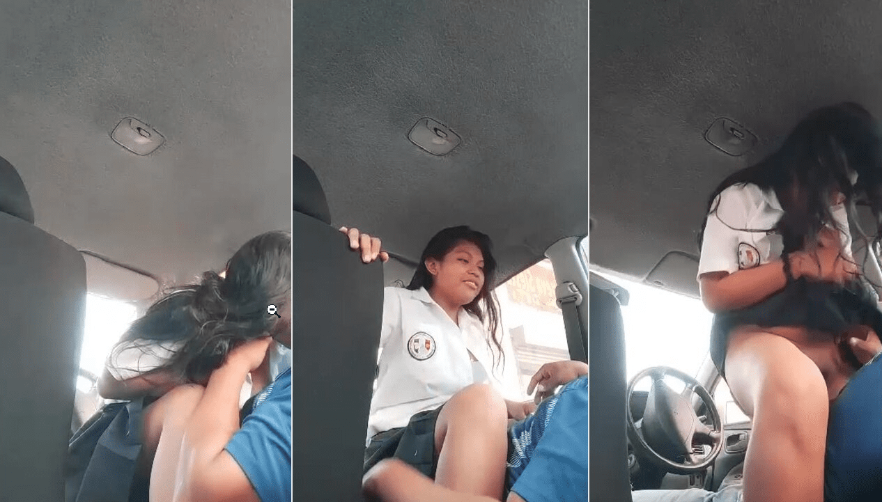colegiala mexicana cogiendo en el carro con el profe de quimica