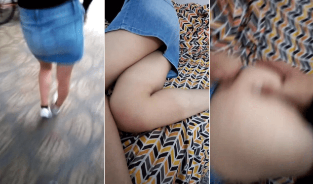 jovencita adolescente se deja tocar por hombre maduro y al final termina follada