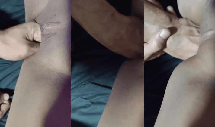 le mete toda la mano en la panocha a la morrita