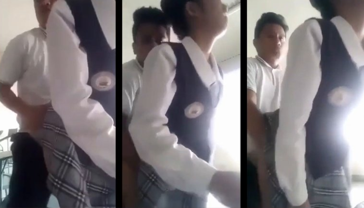 morrita colegiala se deja coger por hombre maduro