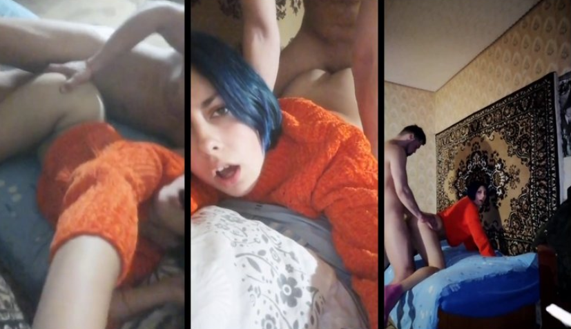 la morrita es quien graba mientras se la cogen