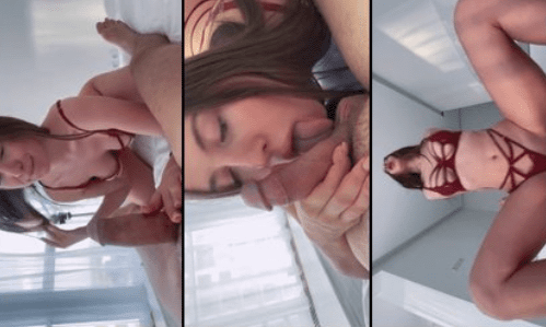 joven esscort llega a hotel en lenceria para dar servicio