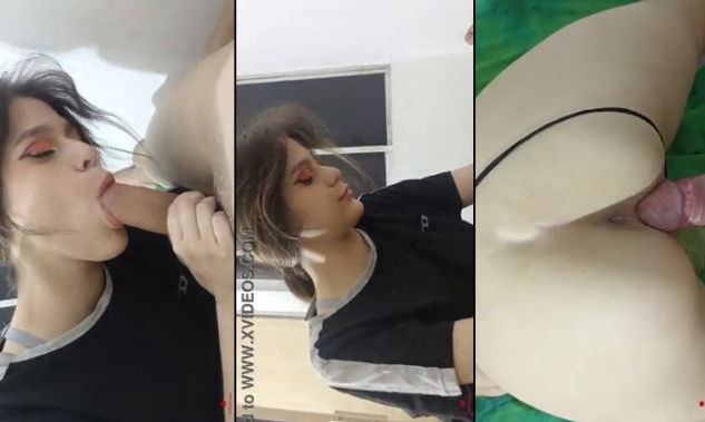la morrita trae un hilo y se pone en cuatro uuufff